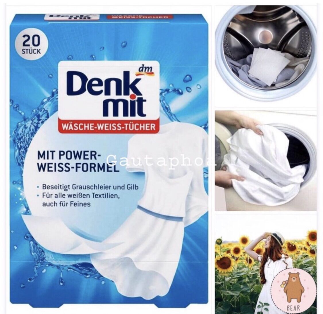 Giấy giặt  tẩy trắng quần áo Denkmit - Herite