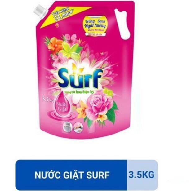 Nước giặt Surf hương cỏ hoa diệu kỳ túi 3.6 kg,