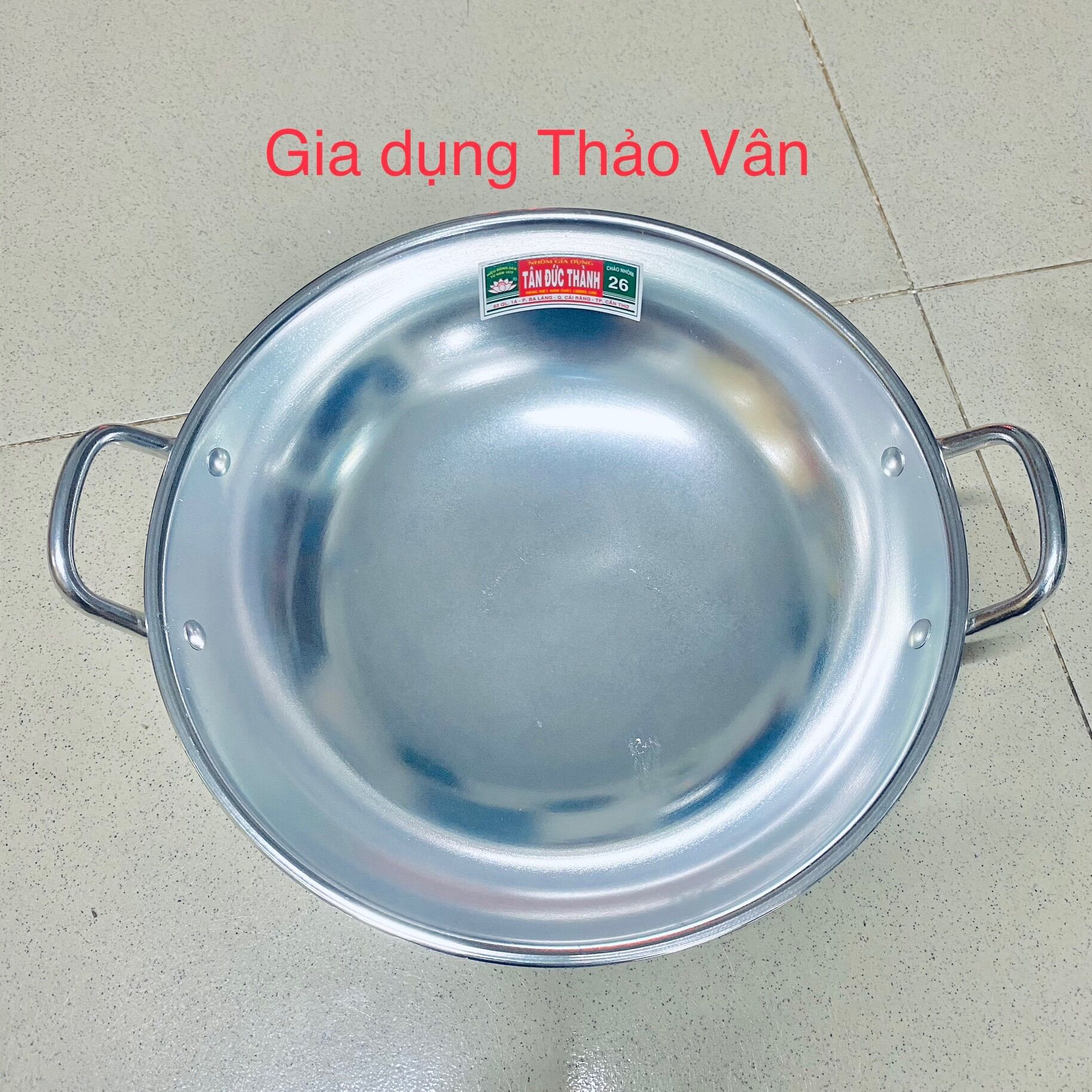 Chảo bầu Tân Đức Thành nhiều size 20cm—> 30cm