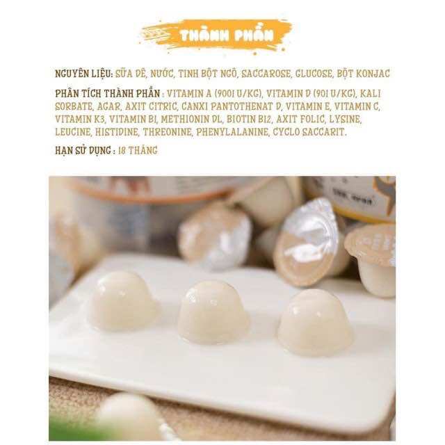 Goat Milk Pudding with Calcium Supplement for Pets (15G/Tablet)