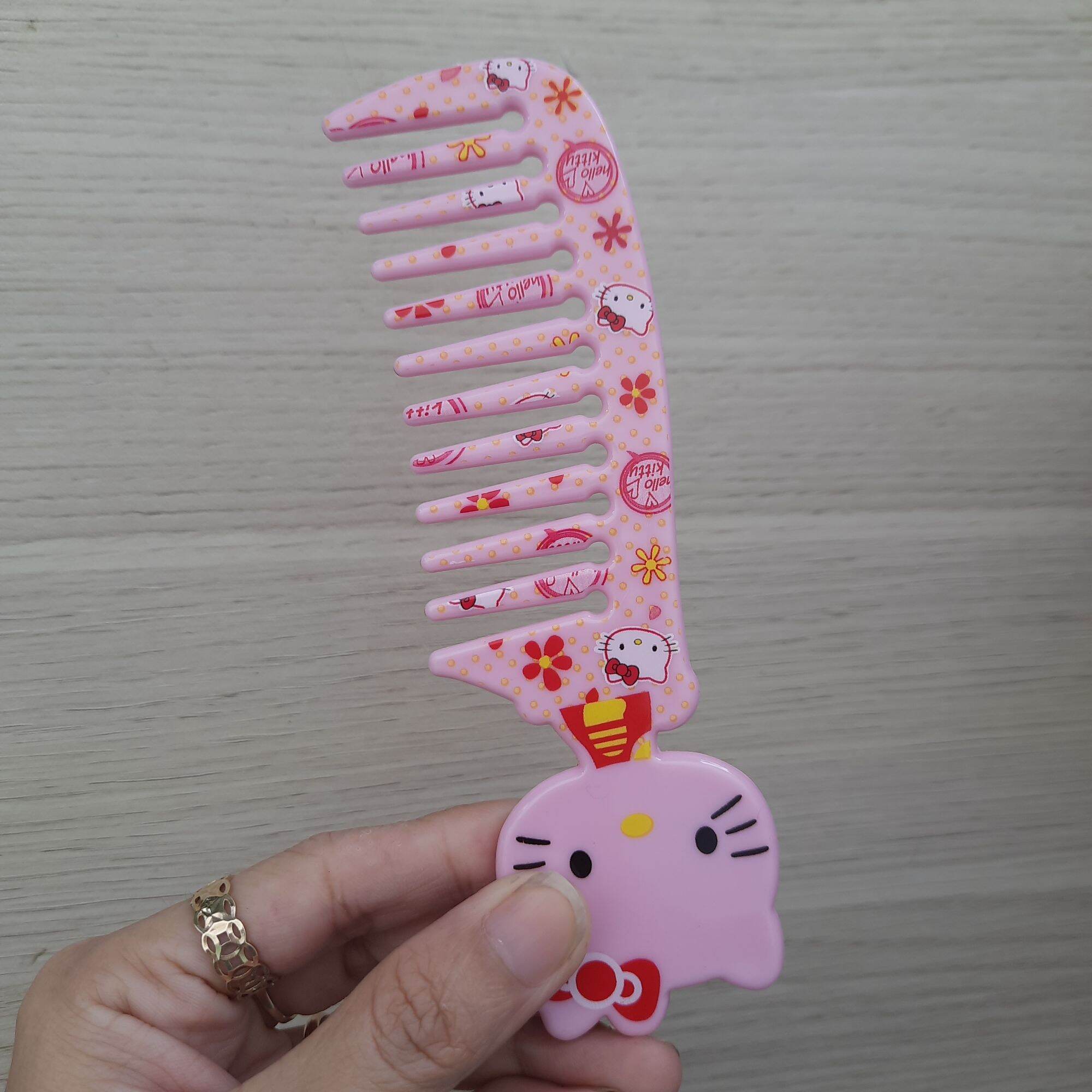 Lược chải tóc mini Kitty bỏ bóp (14cm)