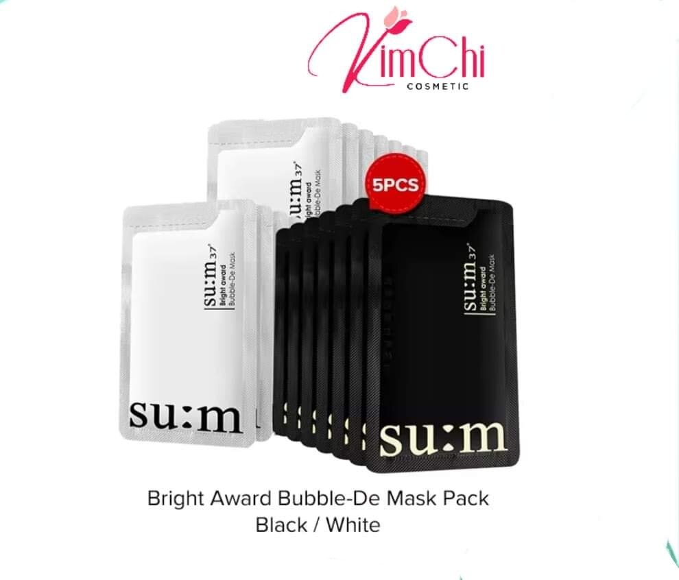 Mặt nạ thải độc đen su:m 37 award Bubble-De Mask 4.5ml