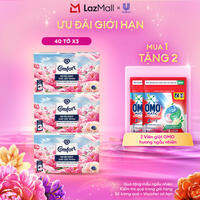 Combo 3 Hộp Giấy Thơm Comfort Hương Mẫu Đơn Và Hoa Hồng Ohara 40 tờ/hộp, Dành Cho Máy Sấy Quần Áo, Tủ Quần Áo