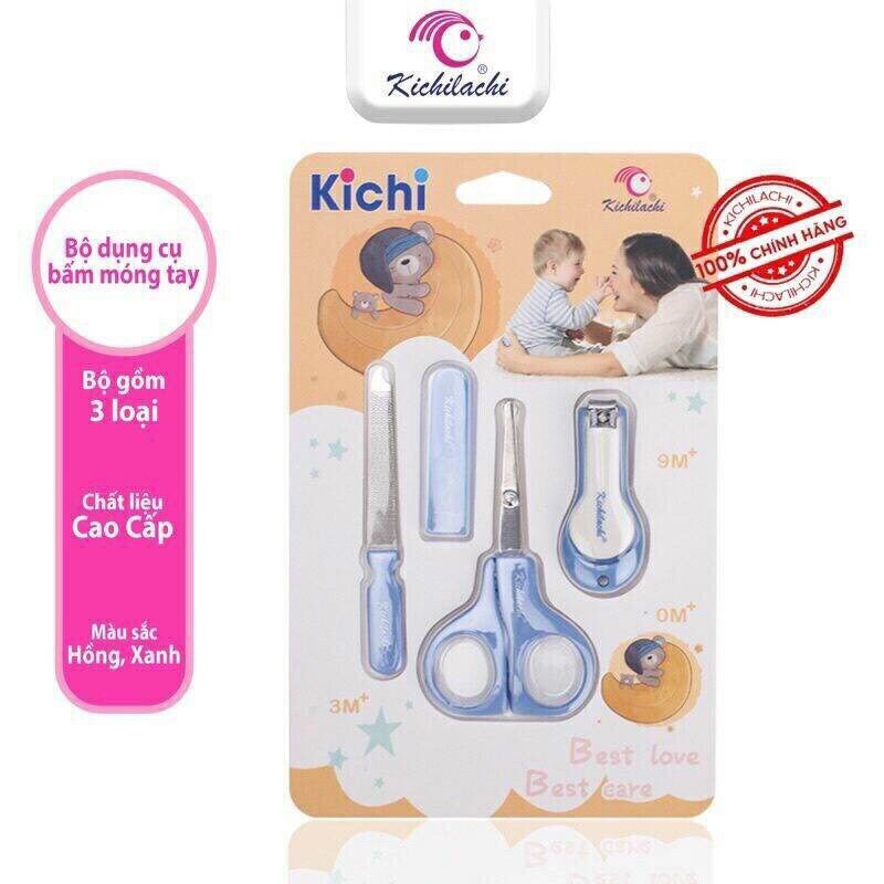 Bộ bấm móng 4 chi tiết Kichilachi dành cho bé sơ sinh