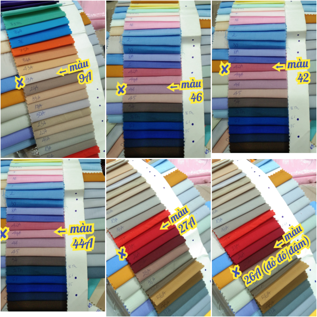 Vải Kate Silk Chất Vải Láng Mịn Không Xù