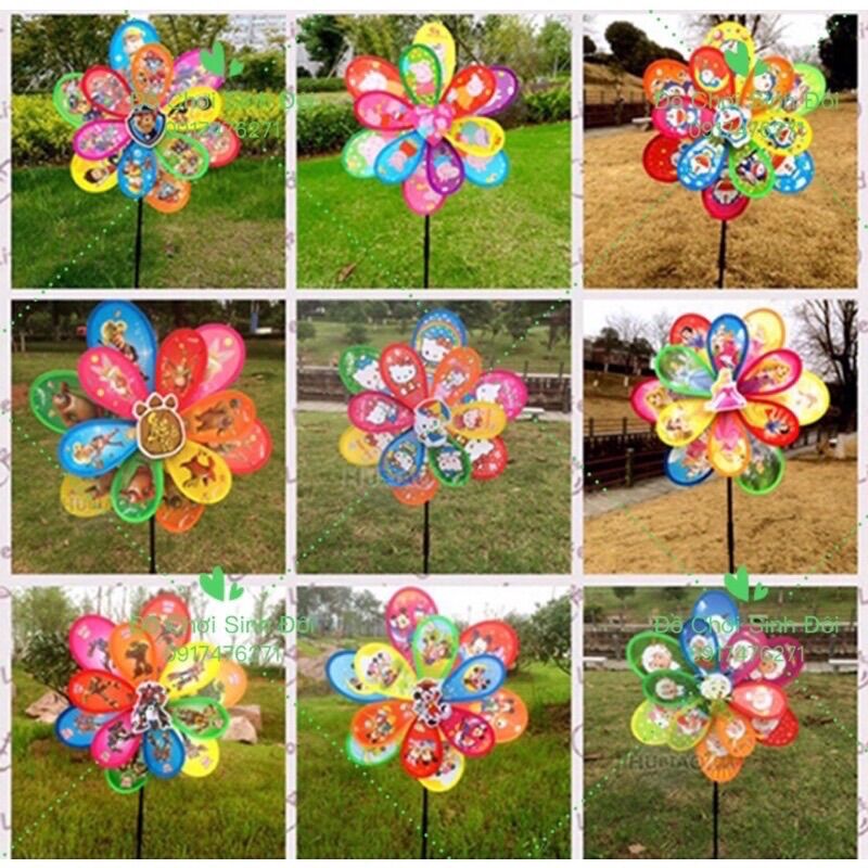 Chong chóng 2 lớp 40 cm có hình -1 cái