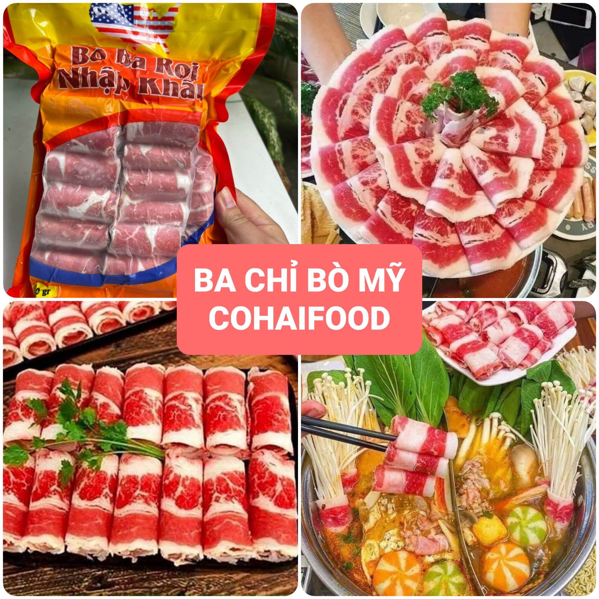 Ba chỉ bò mỹ mềm loại ngon - 1 kg