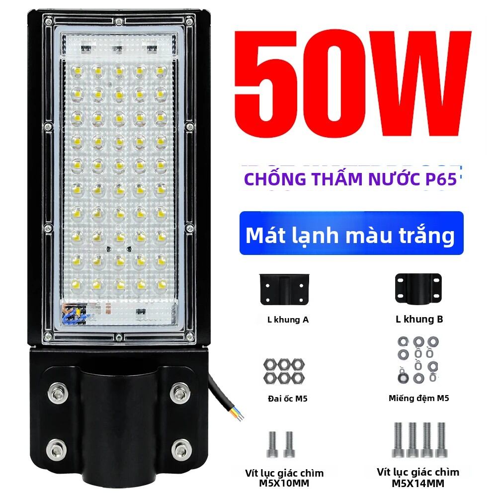 Đèn Pha LED Ngoài Trời 200W IP65 Đèn Pha Chống Nước Đèn Đường Ngoài Trời Màu Trắng Lạnh/ấm AC220-240V Có Chóa Phản Quang