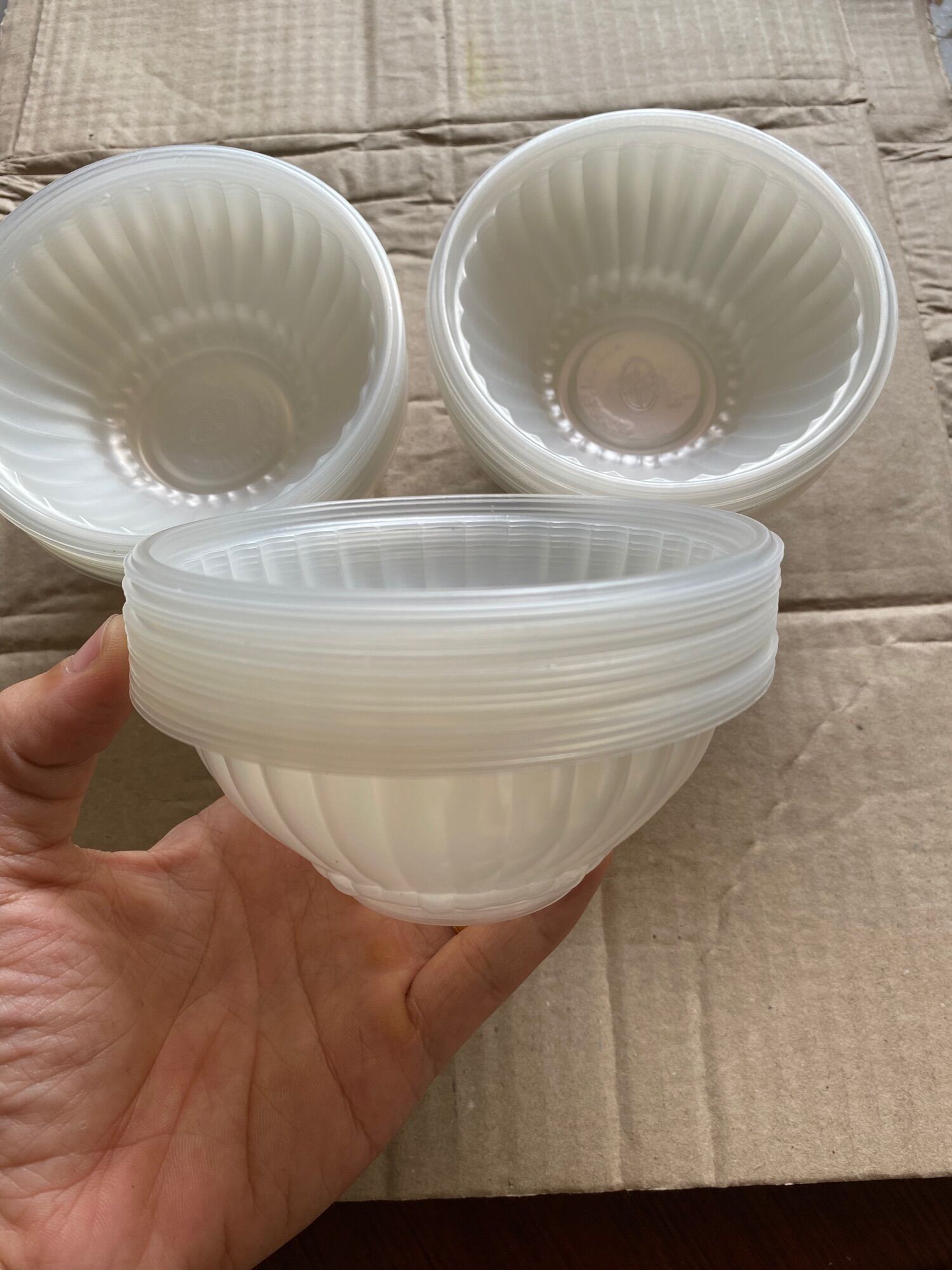 Bát đĩa nhựa dùng 1 lần ( 50 cái )