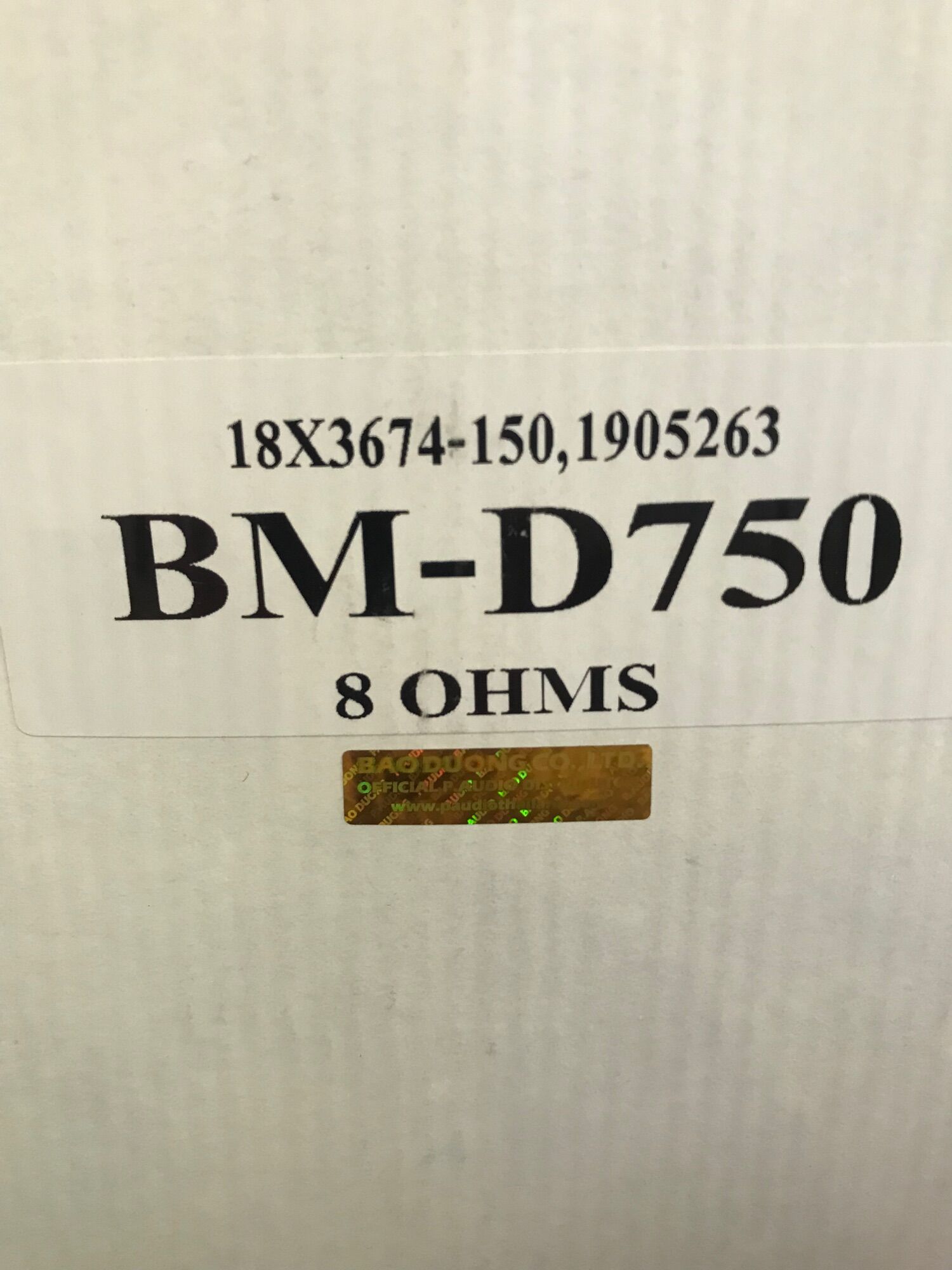 [HCM][Trả góp 0%]Treble Loa P.Audio BMD750 (1 cặp) - Hàng Chính Hãng