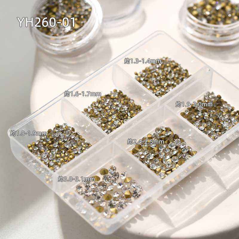 Khay đá chân nhọn làm nail full size (800viên 1khay)