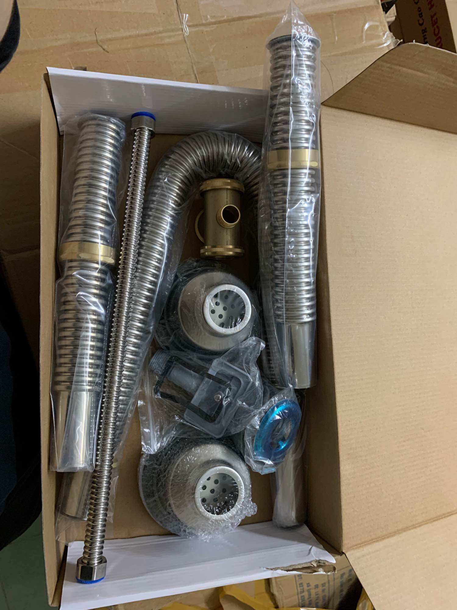 Bộ xả chậu rửa chén inox cao cấp