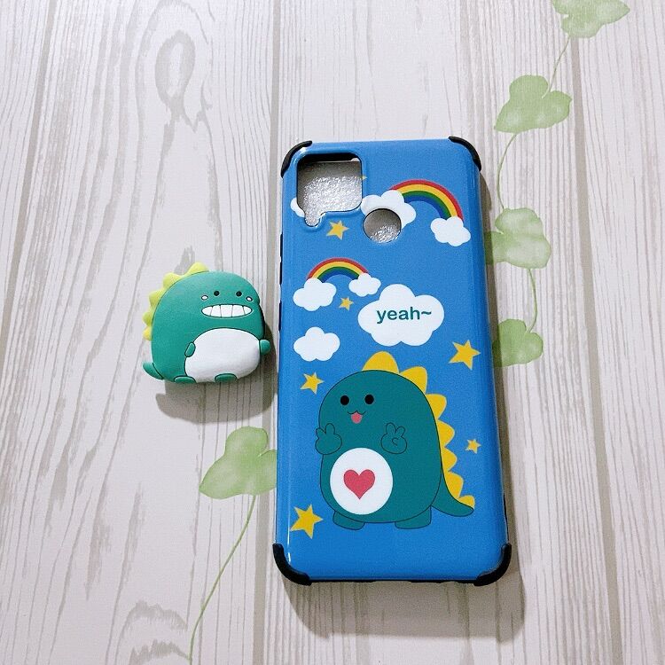 Ốp idm hàn quốc kèm pop realme 5/5i/5s/6i/c3/c3i/realme c20/realme c7i/realme c17/c11