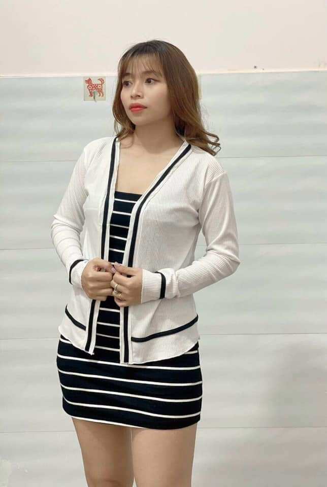 Áo Khoác Len Mỏng Sang Trọng, Thanh Lịch