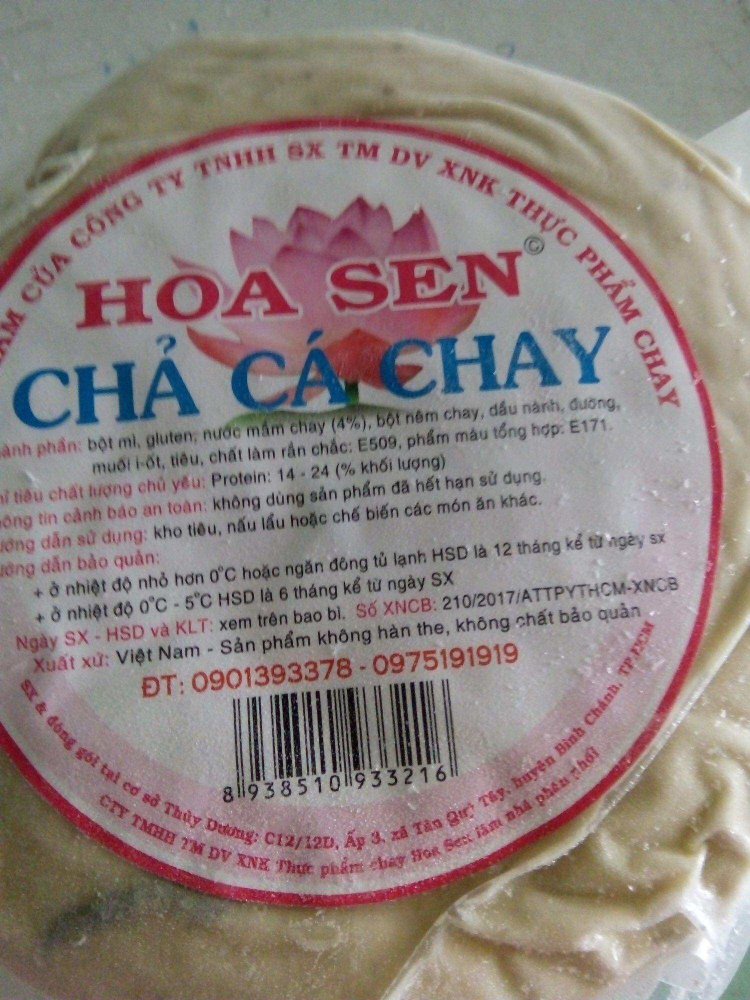 chả cá chay Hoa sen