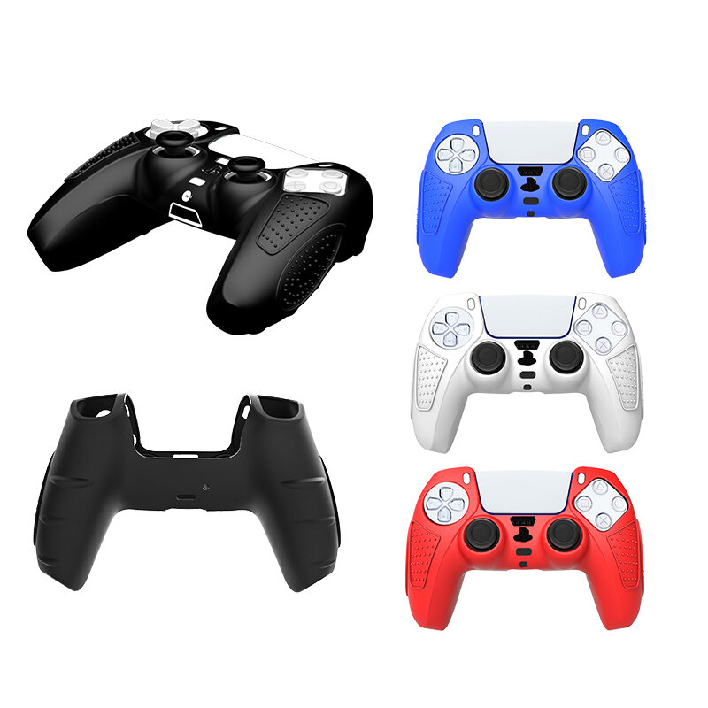 TOYILUYA Anti-Slip STUDDED Rubber Silicone Cover Skin Protective Case for Sony PS5 Dualsense 5 Controller