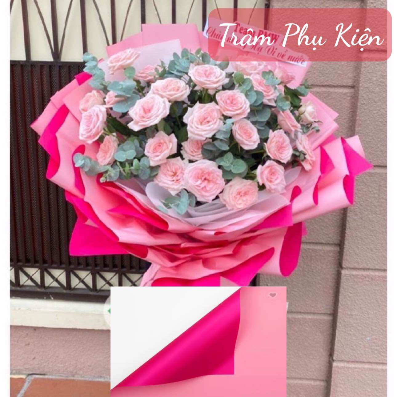 Giấy trơn 2 mặt gói hoa [Tập20tờ]