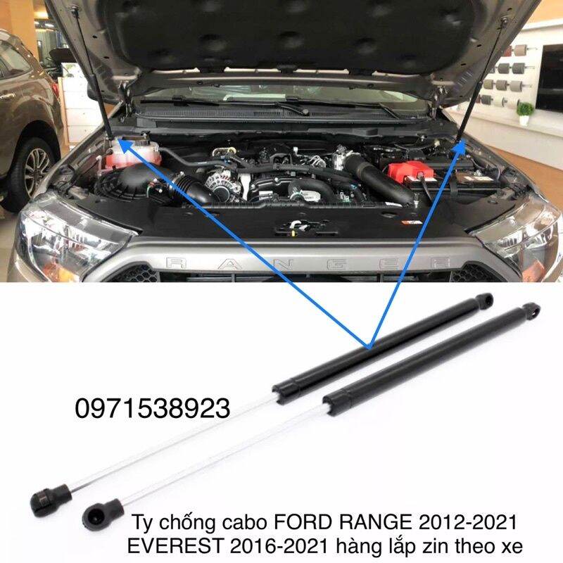 0ty chống cabo trước ford ranger 2012-2021. ford everest 2016-2021 lắp zin cho xe