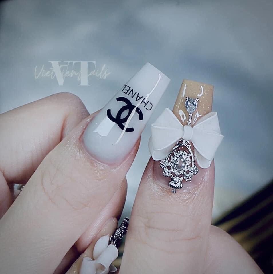 Nơ bột trắng muốt ( giá 1 bông)