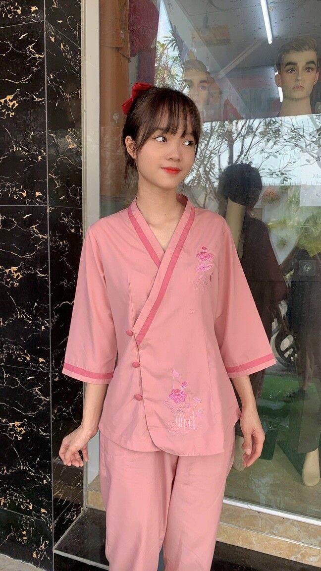 ĐỒ LAM ĐI CHÙA NỮ CHẤT VẢI KATE LOẠI 1