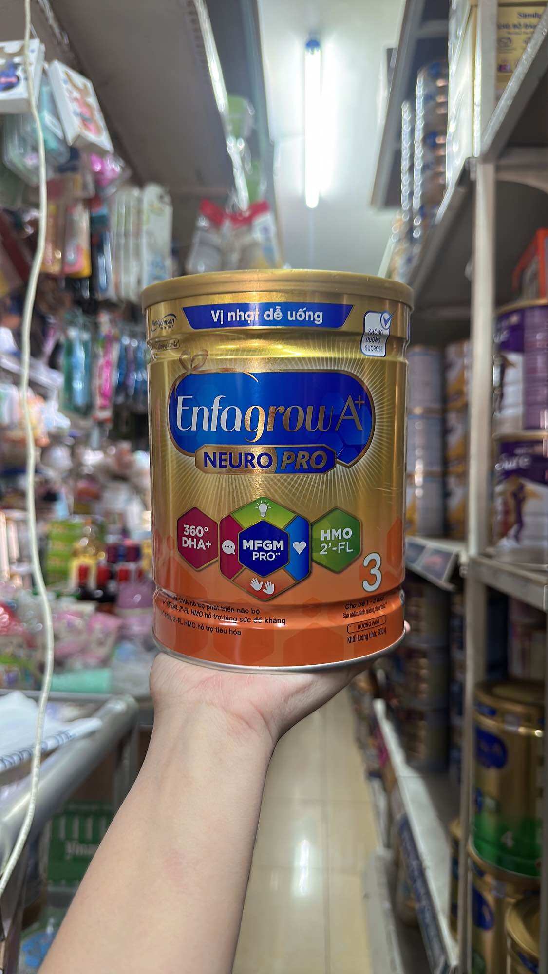 Sữa enfagrow a+ 3, dha+ và mfgm 830g