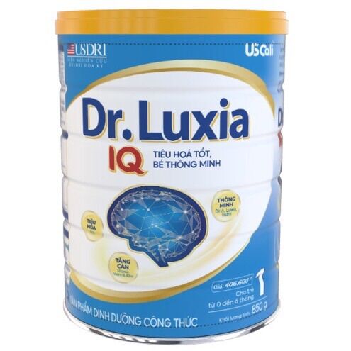 (Mẫu mới) Sữa bột Dr Luxia IQ số 1,2,3,4 900g