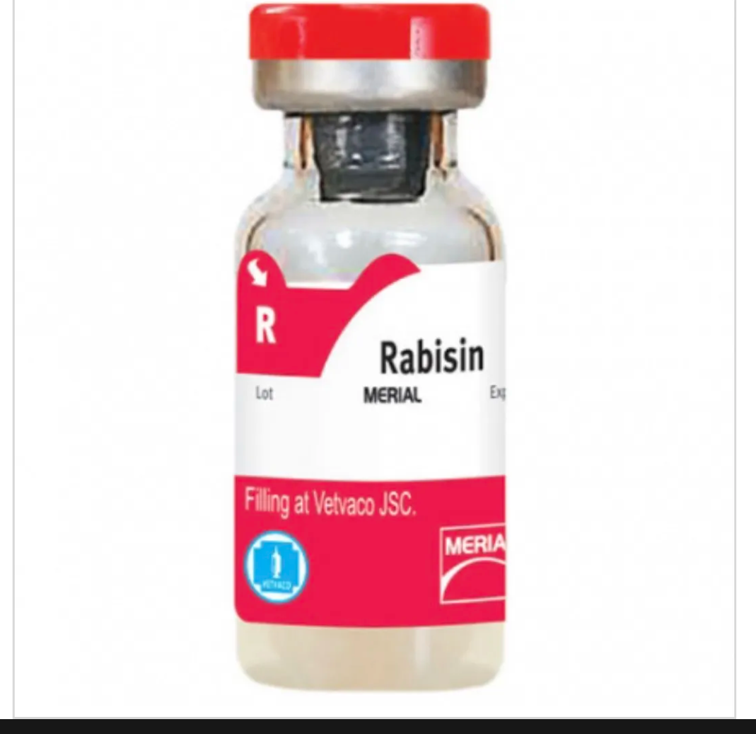 1lọ vacxin ngừa dại chó mèo.