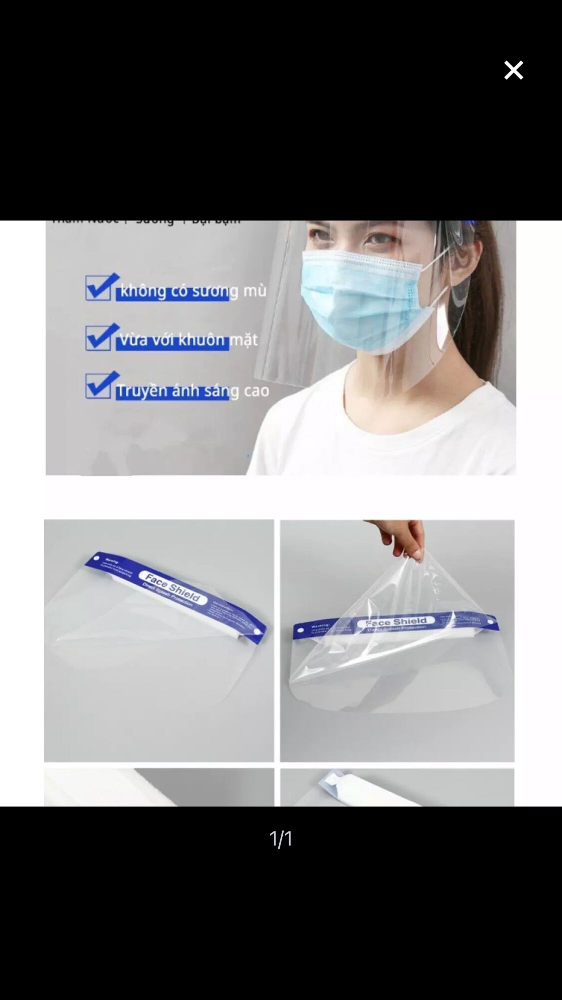 KÍNH CHỐNG GIỌT BẮN / CHE MẶT FACESHIELD