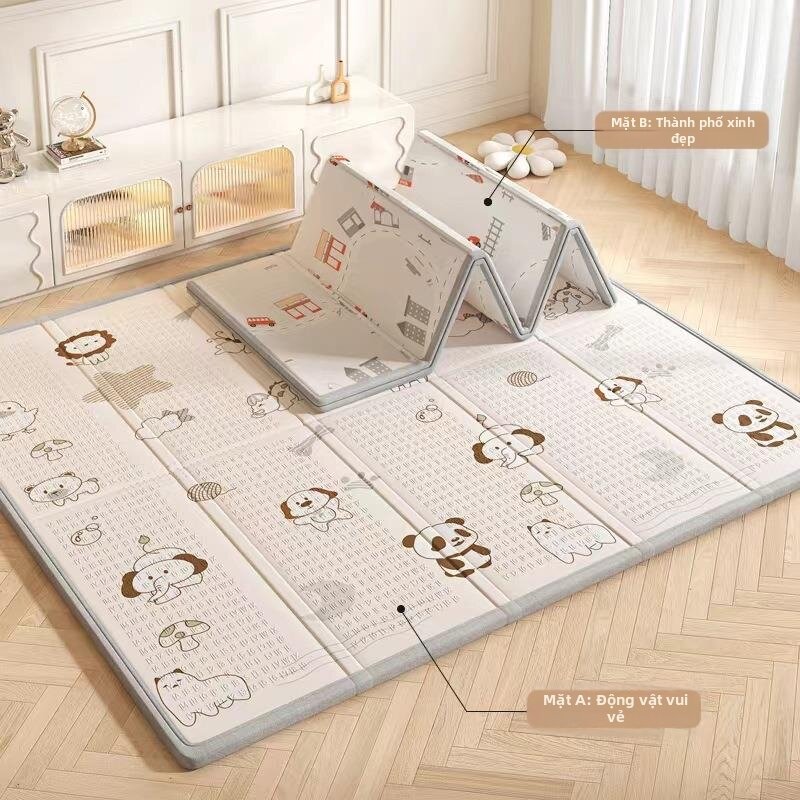 AOBIXIONG | Thảm Bò Độc Hại Gấp Được Cho Bé 2cm