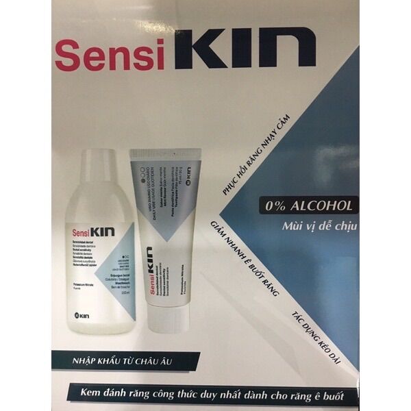 NƯỚC SÚC MIỆNG NGỪA Ê BUỐT SENSIKIN mini 12ml