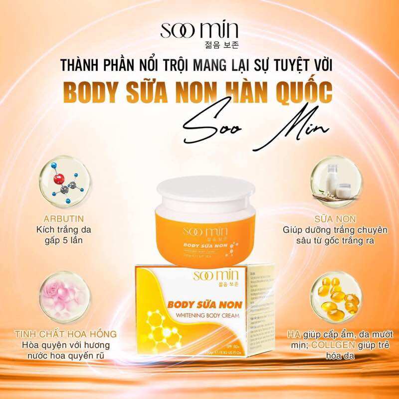 BODY SỮA NON SOO MIN mua 1 được 4