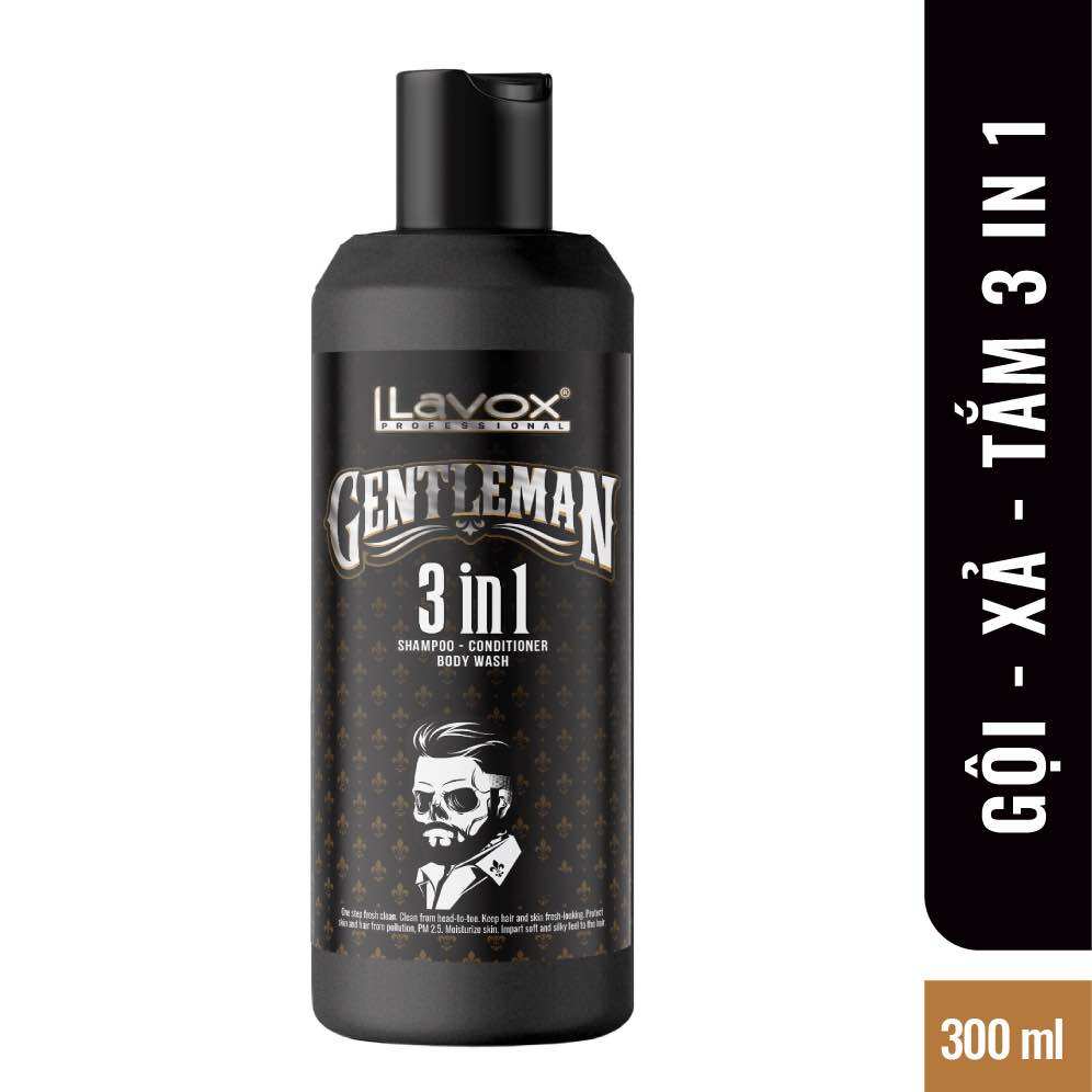 Dầu gội đầu cho nam gentlemen & 3in1 gội - xả - tắm