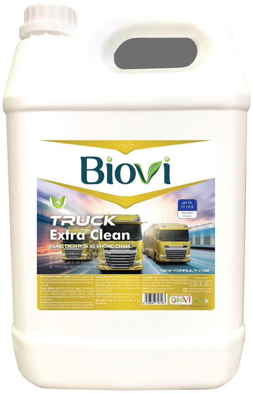 Dung dịch rửa xe không chạm chuyên dụng cho xe tải các loại