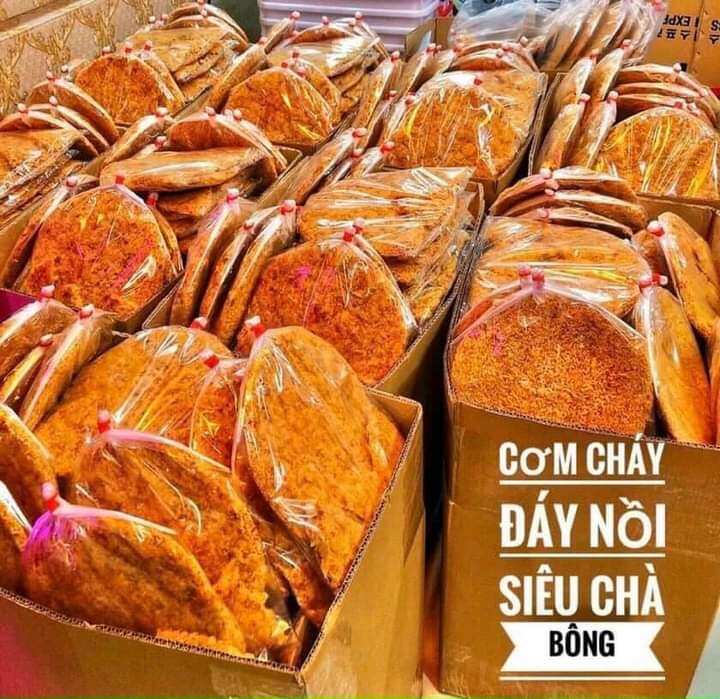 Cơm cháy đáy nồi siêu chà bông 500gr