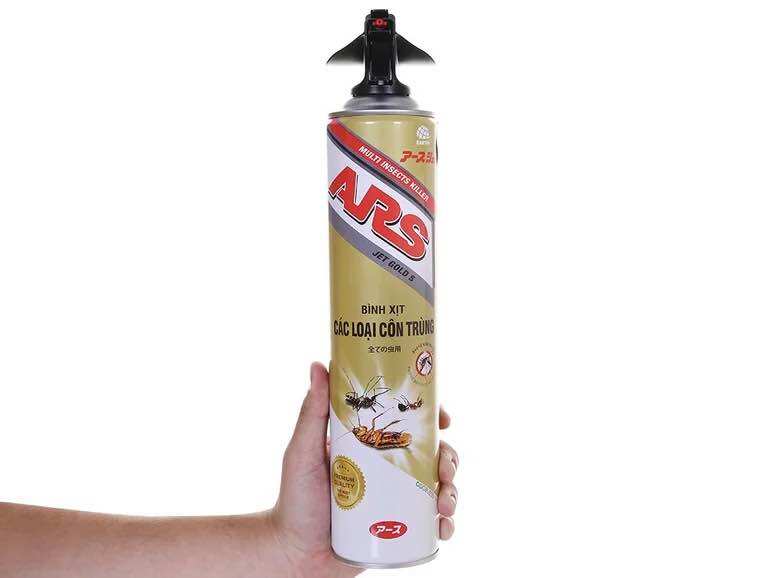 Bình xịt các loại côn trùng ARS JET GOLD S 600ml (nhiều mùi hương)