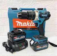 Máy Khoan Pin MAKITA Không Chổi Than Đầu 13mm Autolock 3 Chức Năng có Búa