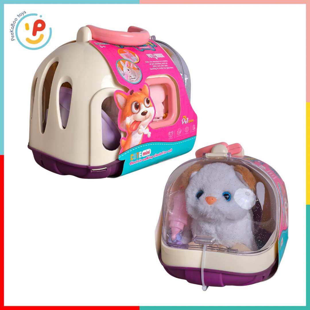 Đồ chơi bộ chăm sóc thú cưng dễ thương dùng pin peekabootoys