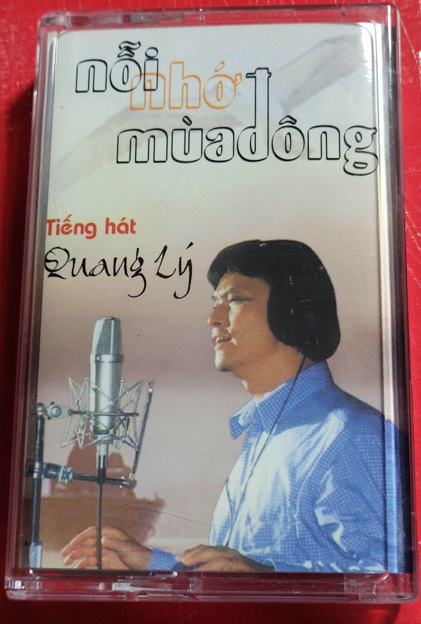 Băng Cassette Album QUANG LÝ mới, Chính hãng Saigon Audio. Âm thành tốt