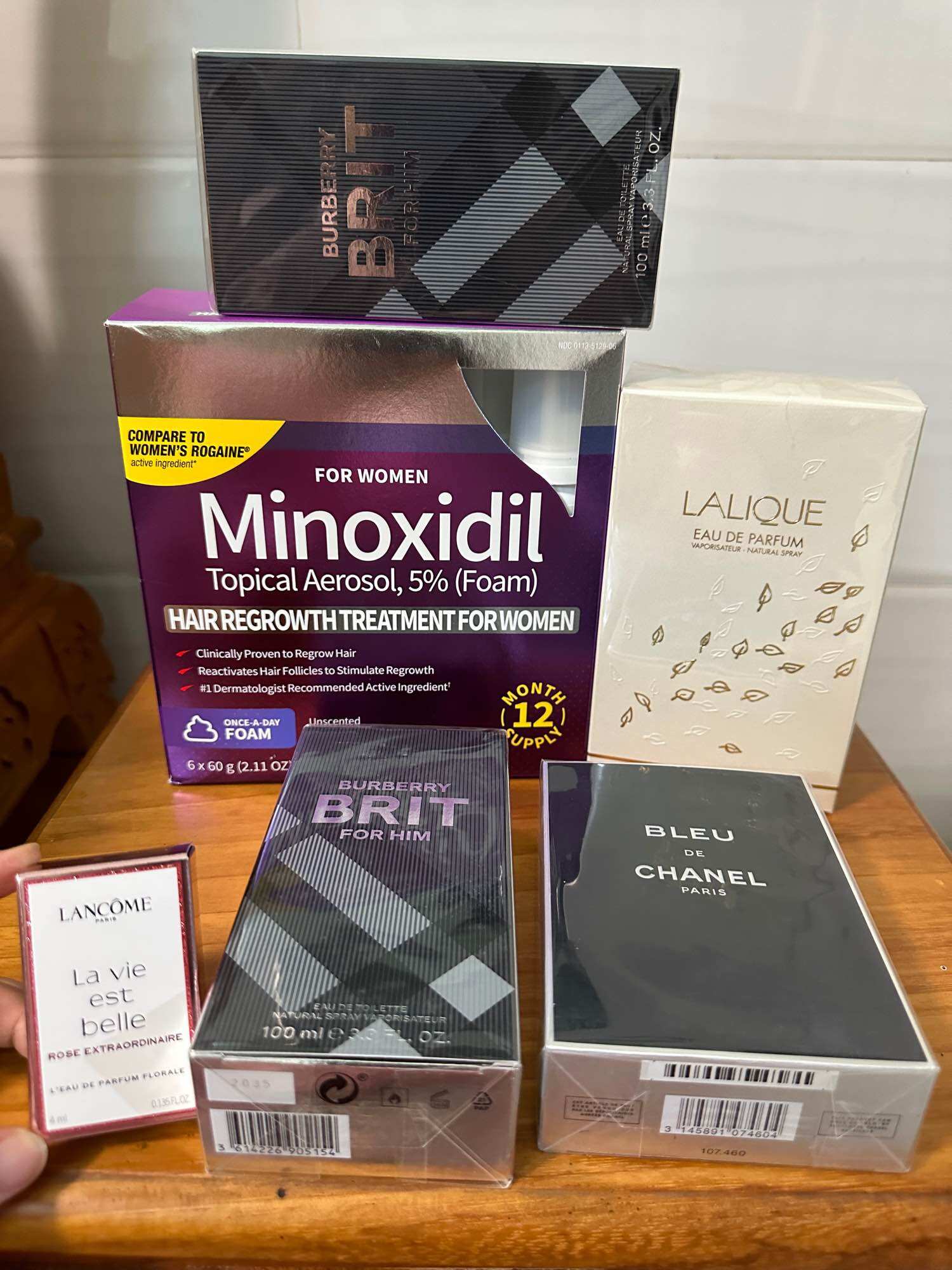[BILL MỸ]1 chai bọt xịt mo.c toc/ chuyên cho nữ Minoxidil