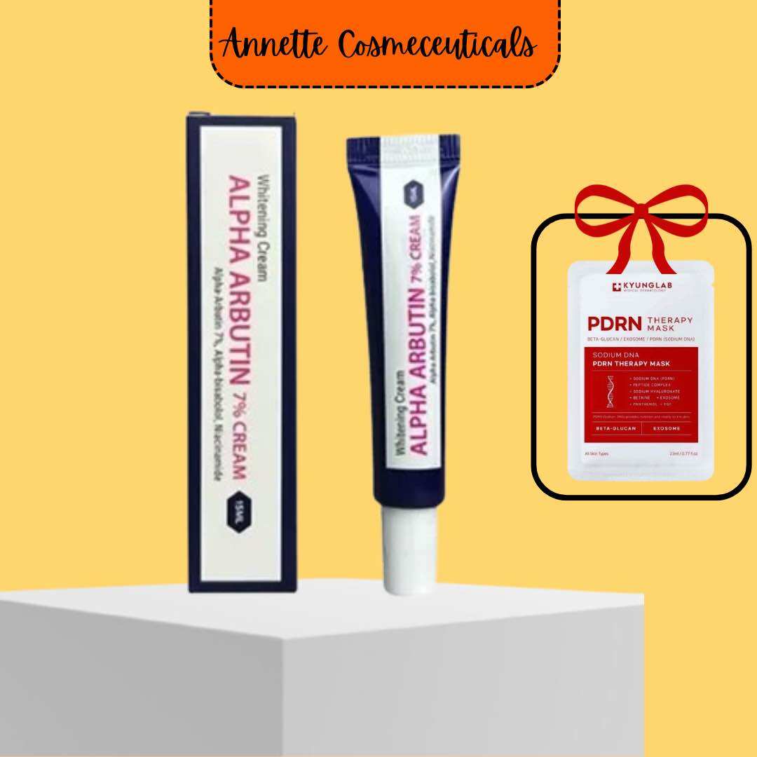 Alpha Arbutin Forte 7% Cream, Supports Skin Brightening, Fade Dark Spots 15ml