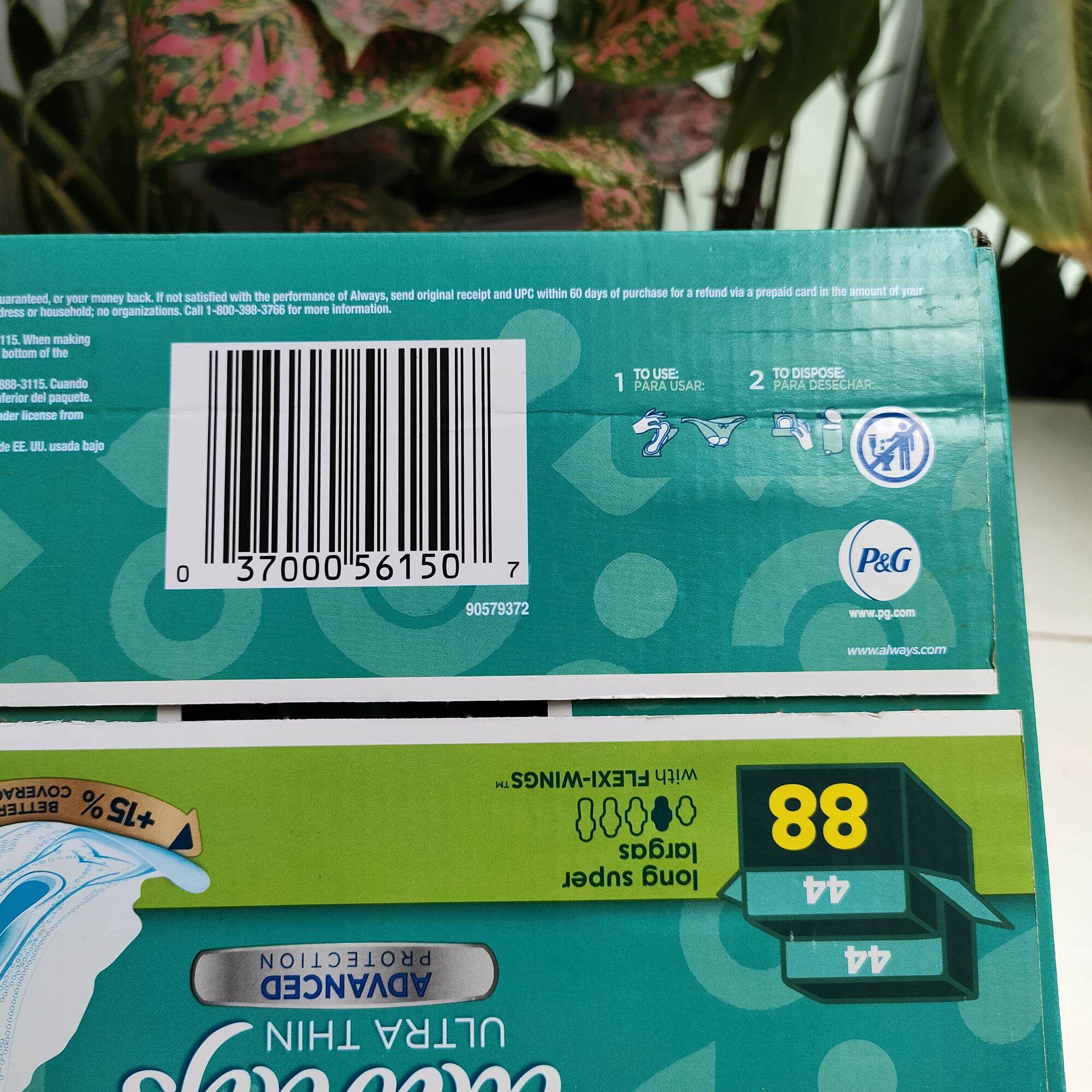 Băng Vệ Sinh Always Ultra Thin 88 Miếng Ban Ngày - Mỹ