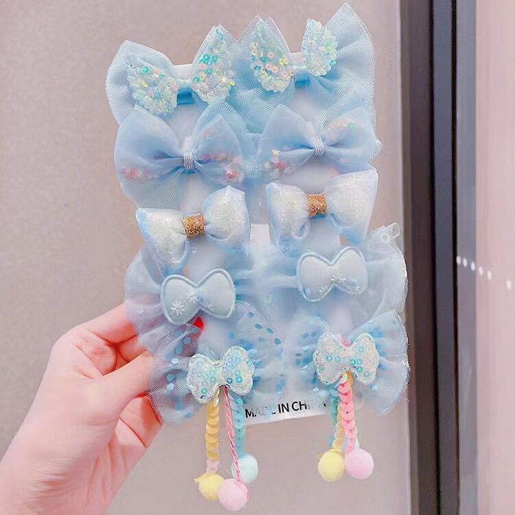 set cột tóc kẹp tóc cho bé đủ mẫu dễ thương phong cách hàn quốc