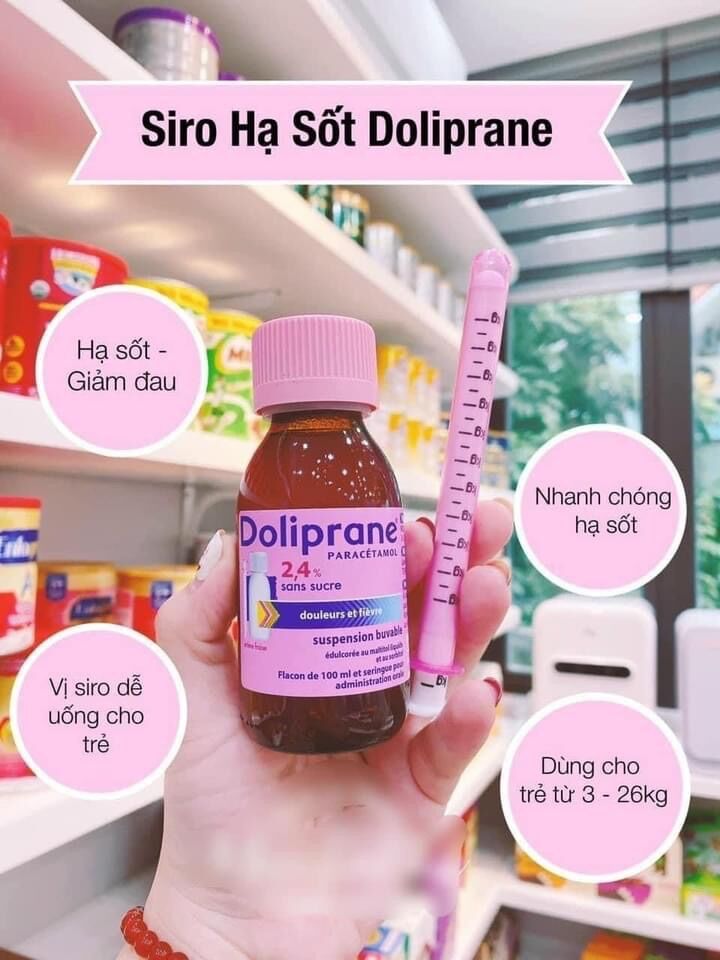 SIRO HẠ SỐT 1000ml CHO BÉ TỪ SƠ SINH CỦA PHÁP