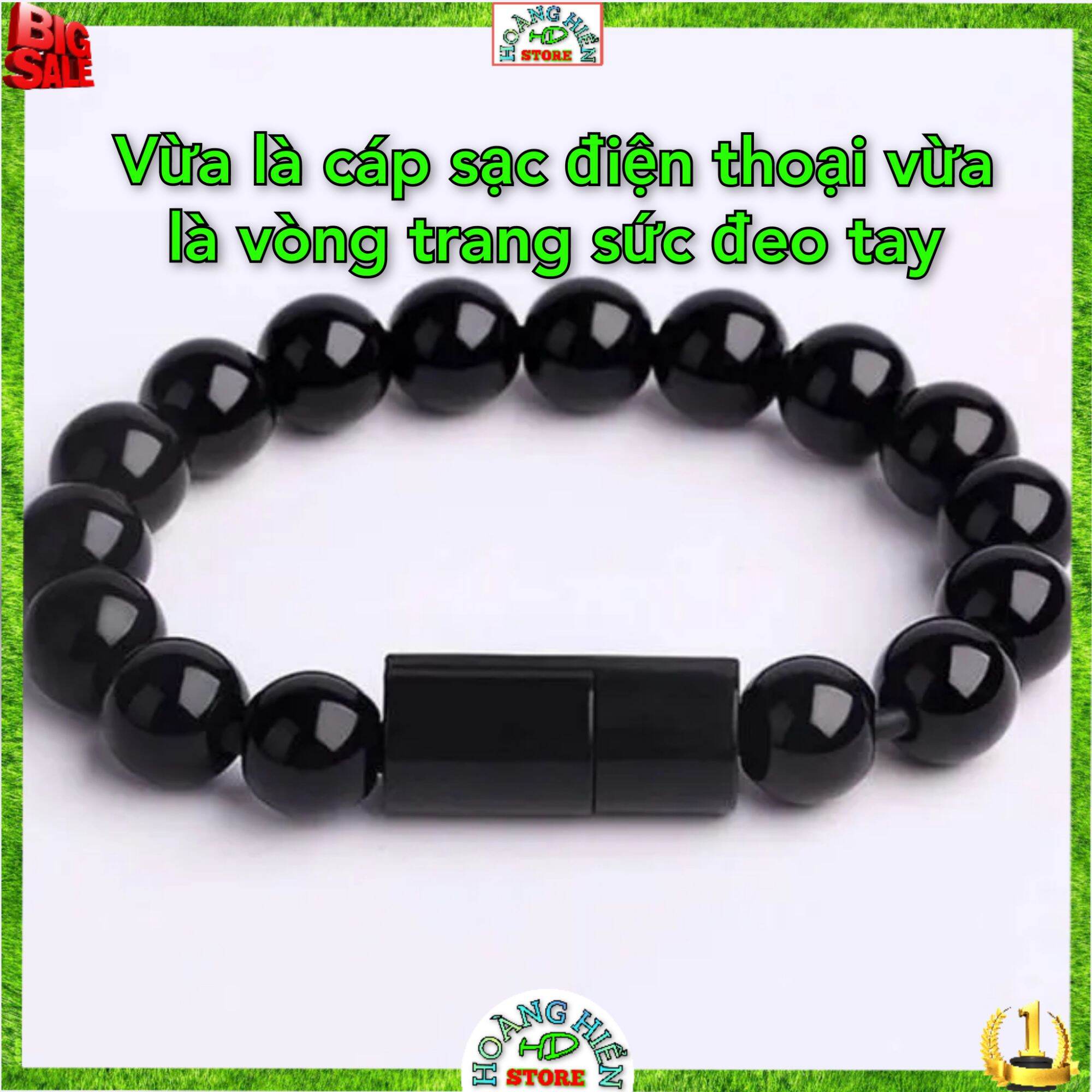 Cáp sạc Type C / Lighting / microUSB kiêm vòng tay