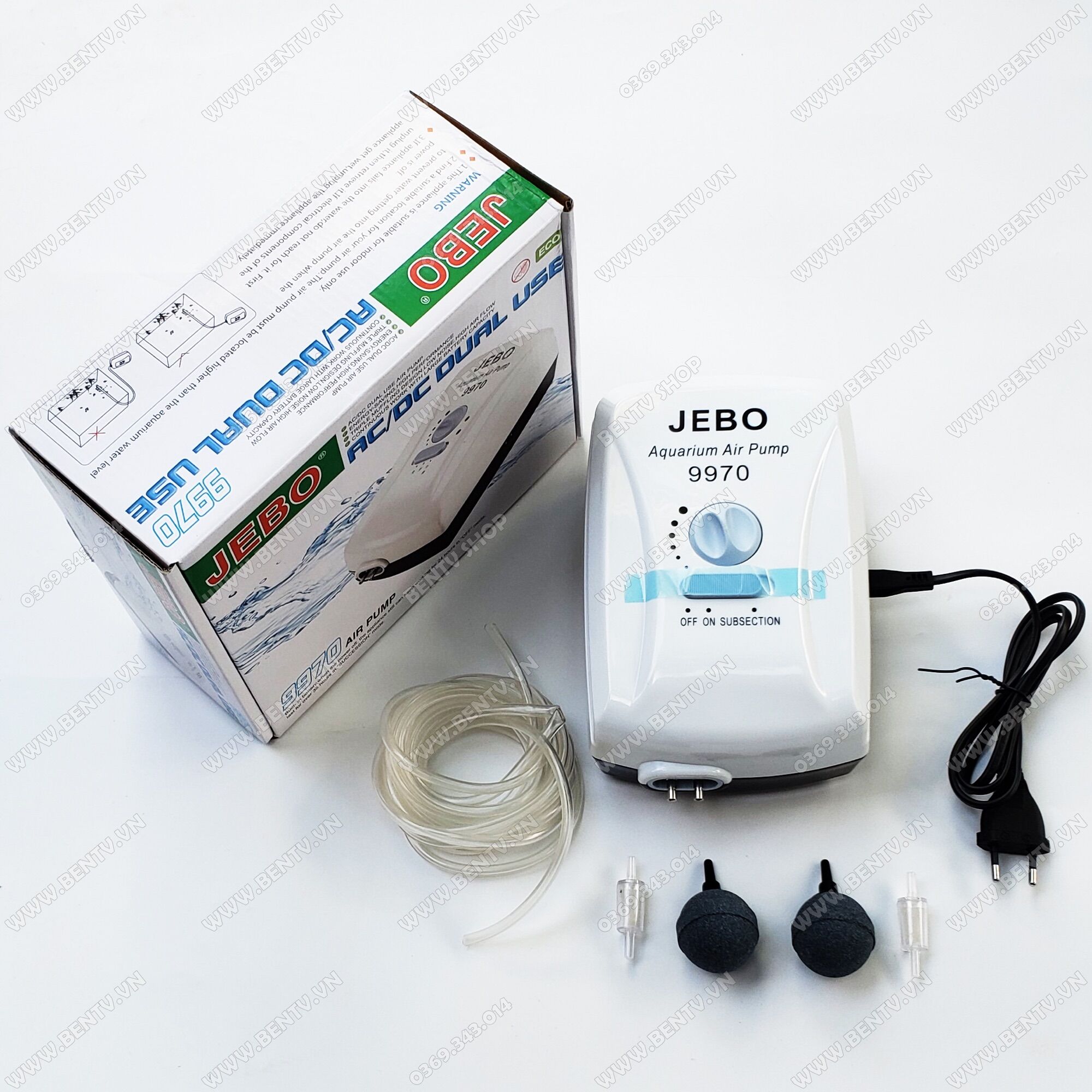 Máy sủi tích điện jebo 9970