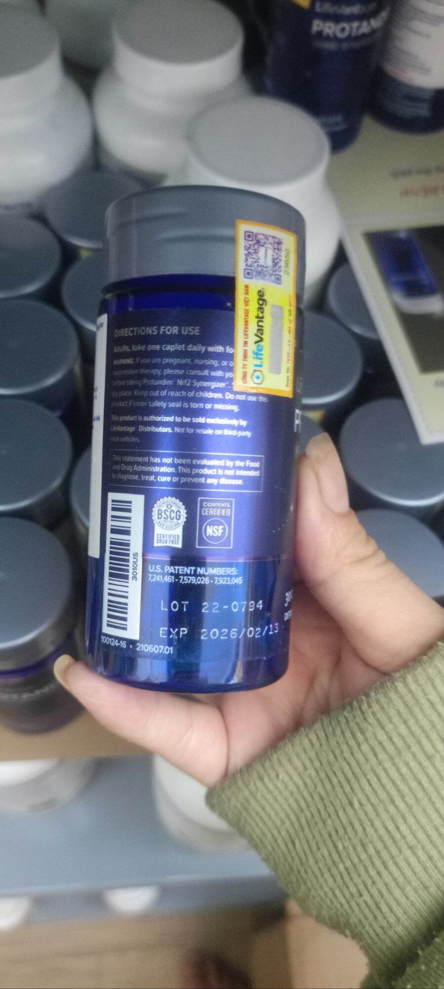 protandim nhập khẩu có tem