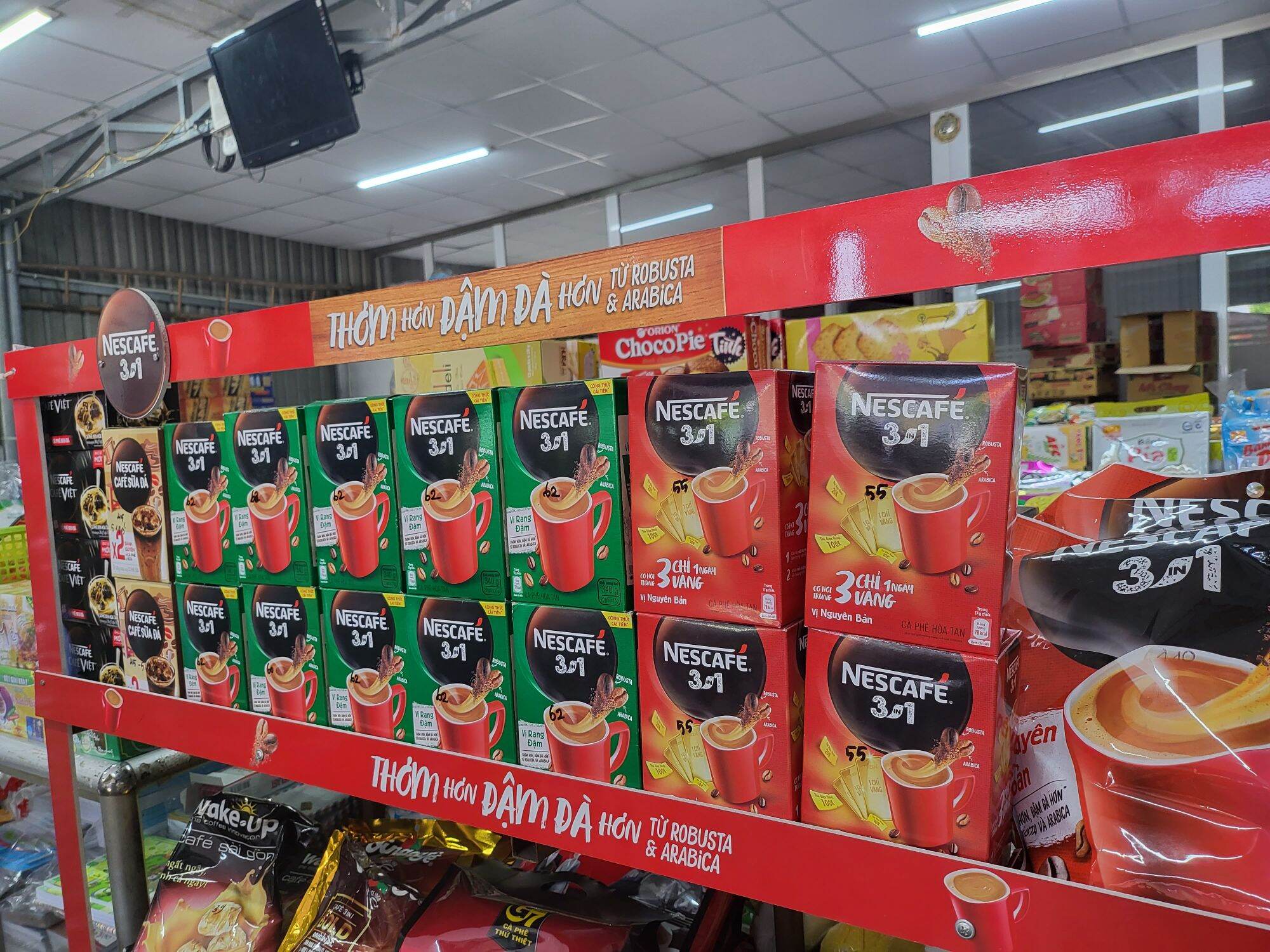 Cà phê sữa hòa tan Nescafe gói lớn 782g (46 gói×17g)