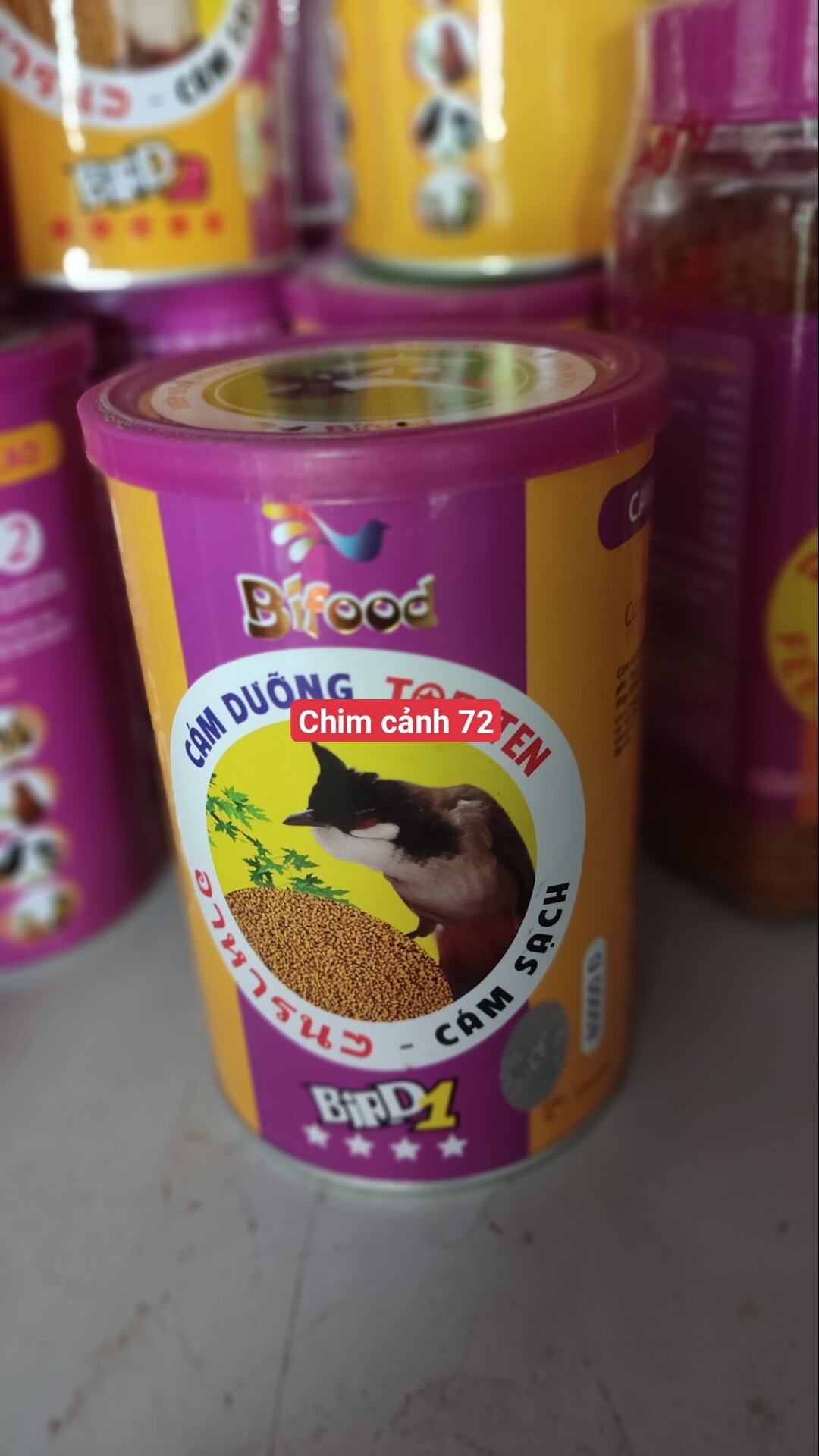 Cám chim chào mào Bifood số , Cám chim cảnh, Thức ăn cho chim cảnh, Thực phẩm cho chim.