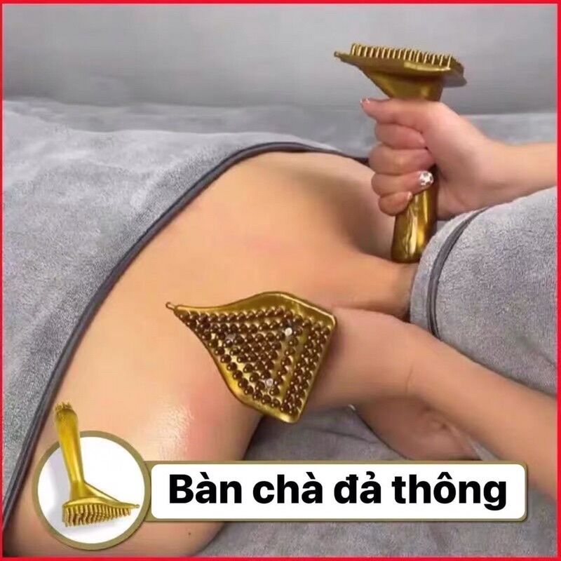 Bàn chải thông kinh lạc massage body.Bàn chà tiên vàng đả thông chăm sóc cổ vai gáy,massage body