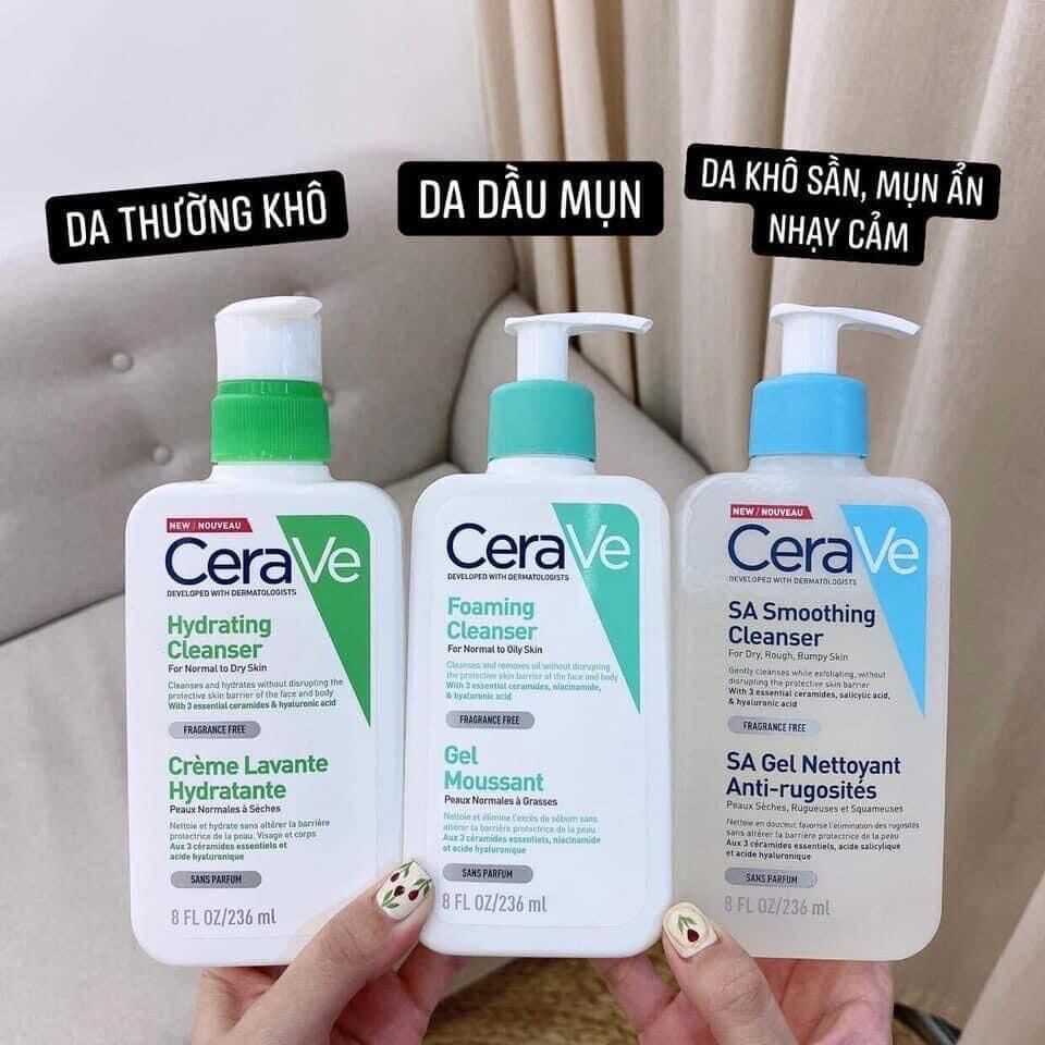 Sữa rửa mặt Cerave dịu nhẹ, sạch sâu